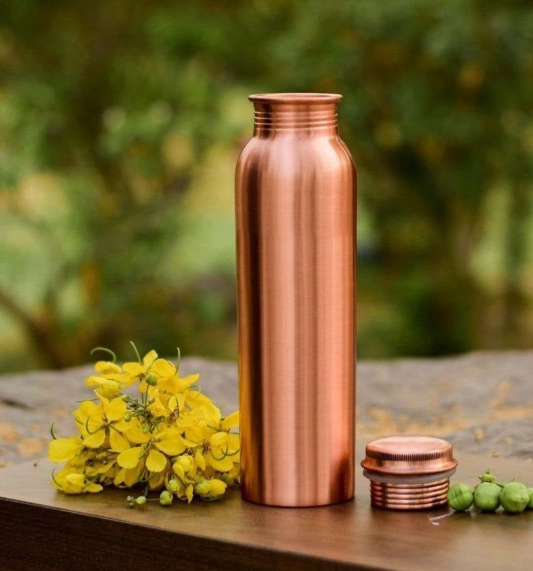 Handmade Pure Copper Wellness Bottle