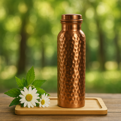 Handmade Pure Copper Wellness Bottle